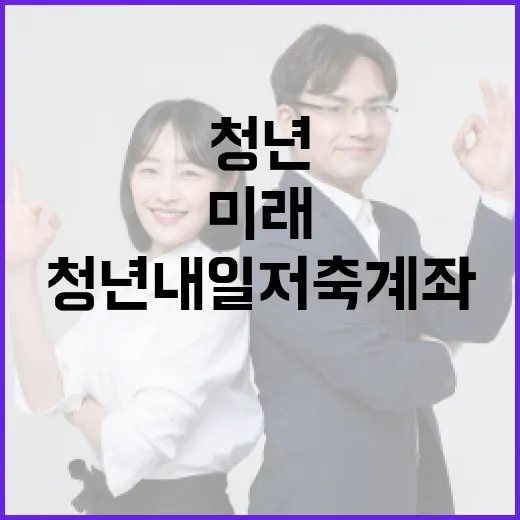 청년내일저축계좌로 미래를 준비하는 방법 - 요약