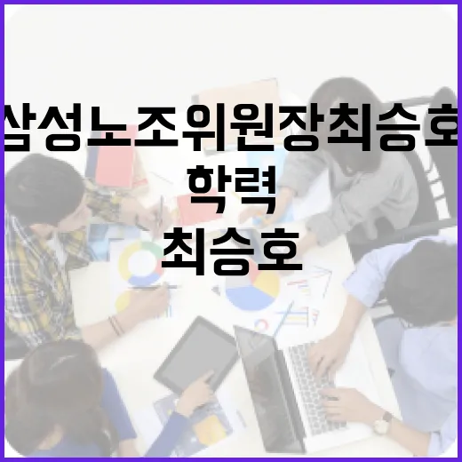 삼성 노조위원장 최승호의 학력을 알아보는 방법 - 요약