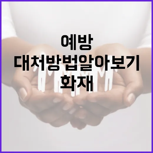 크레아 화재 예방과 대처 방법 알아보기 - 요약