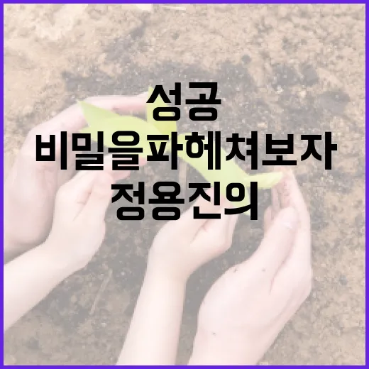 정용진의 경영 철학: 성공의 비밀을 파헤쳐보자 - 요약