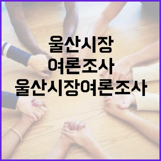 울산시장 여론조사 결과, 당신이 알아야 할 것들 - 요약