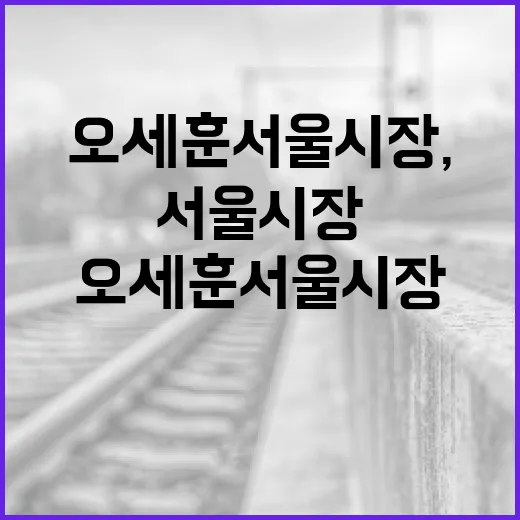 오세훈 서울시장, 그가 꿈꾸는 서울의 미래는? - 요약