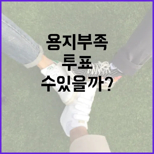 투표용지 부족 문제, 어떻게 해결할 수 있을까? - 요약