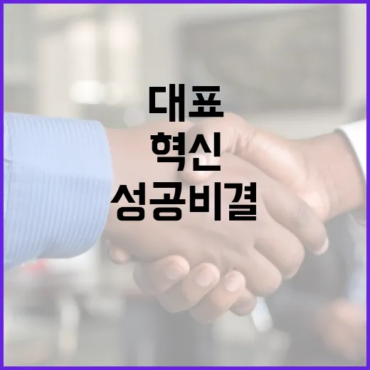 최지훈 대표의 성공 비결: 그가 말하는 리더십과 혁신 - 요약