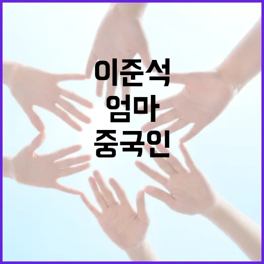 이준석 엄마가 중국인이라는 사실, 그게 중요한가? - 요약