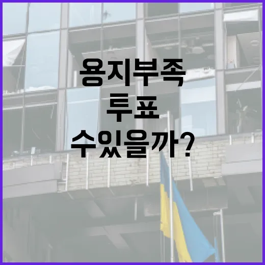 투표용지 부족 문제: 어떻게 해결할 수 있을까? - 요약