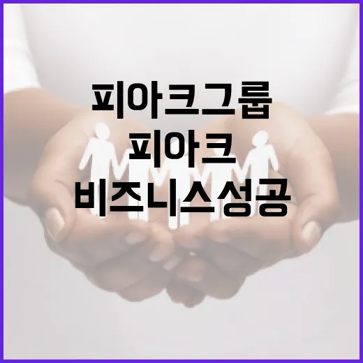 피아크그룹을 활용해 비즈니스 성공하기 - 요약