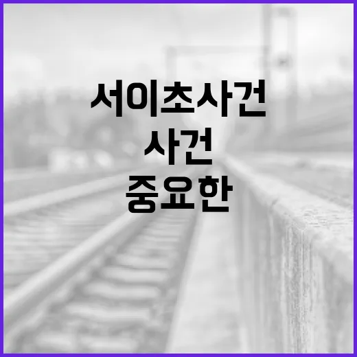 서이초 사건, 왜 중요한가? - 요약