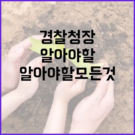 박정보 경찰청장에 대해 알아야 할 모든 것 - 요약