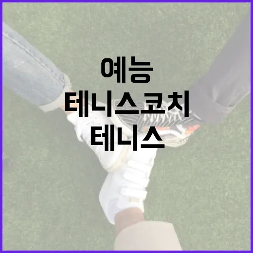 초보자도 즐길 수 있는 예능 테니스코치 활용법 - 요약