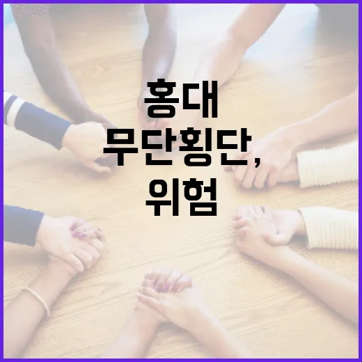 홍대역 무단횡단, 위험을 줄이는 방법 - 요약