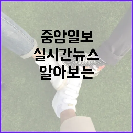 중앙일보를 통해 알아보는 실시간 뉴스 활용법 - 요약