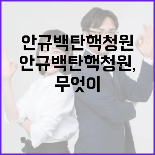 안규백 탄핵 청원, 무엇이 이슈가 되었을까? - 요약