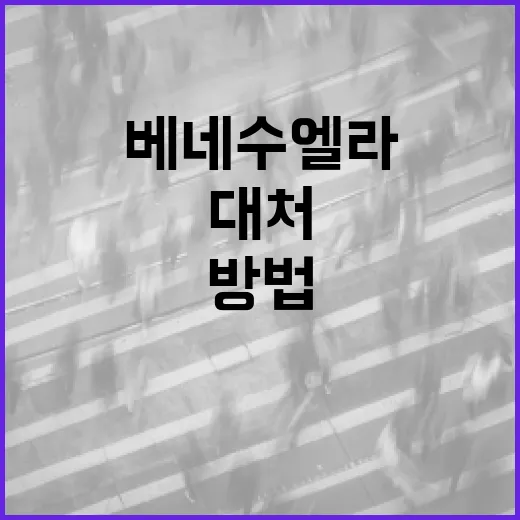 베네수엘라 지진에 대처하는 방법 - 요약