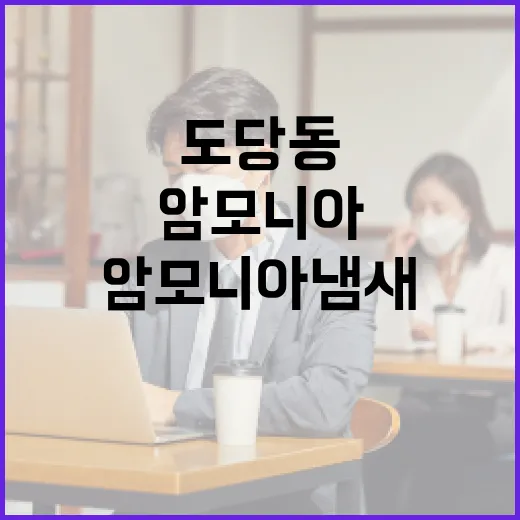 도당동 암모니아 냄새가 걱정되시나요? 우리 생활에서 달라지는 점은 무엇일까요? - 요약