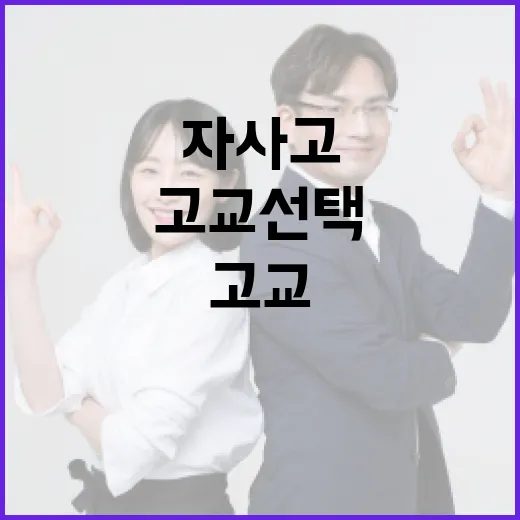 배제고가 궁금하신가요? 자사고 이슈가 우리 집 고교 선택에 미치는 영향은요? - 요약