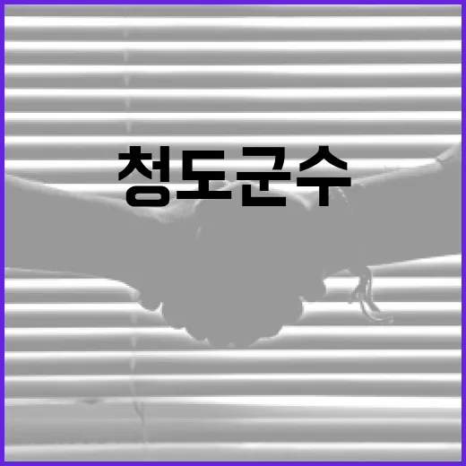 청도군수 김하수, 우리 생활에는 무엇이 달라졌을까요? - 요약