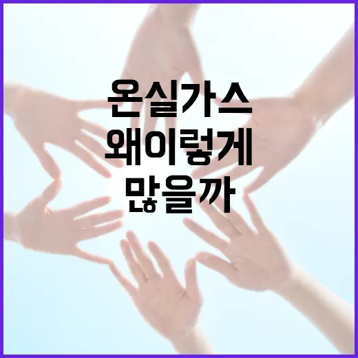 온실가스 종류가 왜 이렇게 많을까요? 내 생활과는 어떤 관련이 있을까요? - 요약