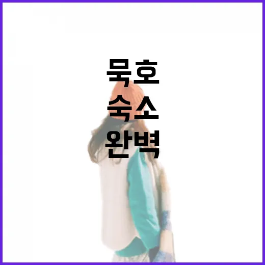 묵호에서 완벽한 숙소를 찾는 방법 - 요약