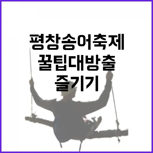 평창송어축제 즐기기: 진짜 꿀팁 대방출! - 요약