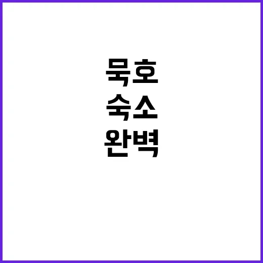 묵호에서 완벽한 숙소를 찾는 방법