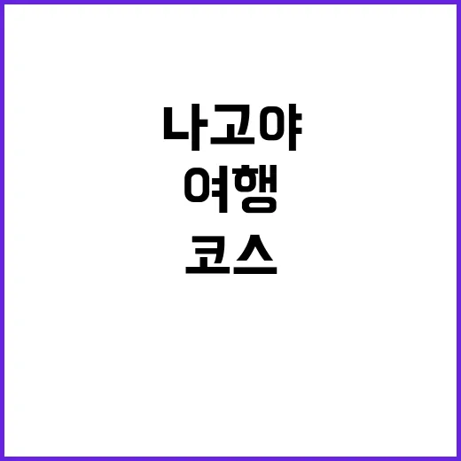 나고야 여행을 즐기는 방법: 필수 코스와 숨은 명소