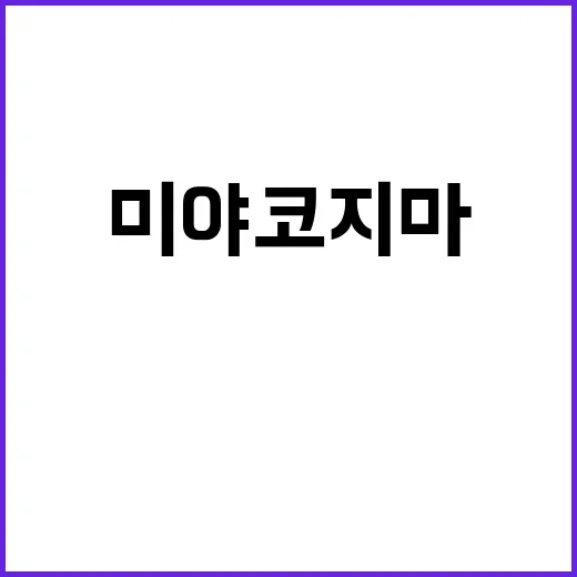 미야코지마에서 잊을…