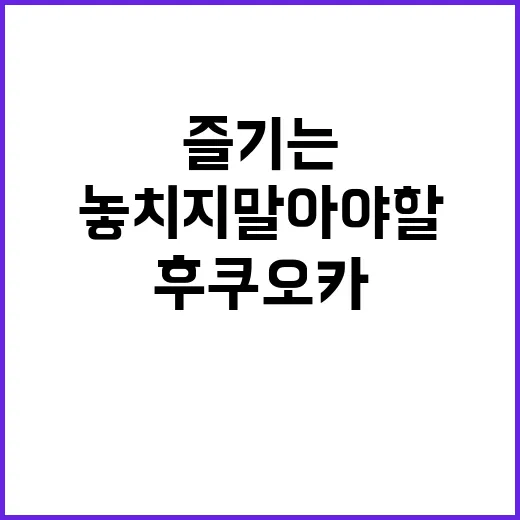 후쿠오카에서 쇼핑을…