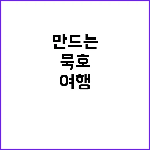 묵호에서 잊지 못할…