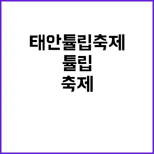 태안 튤립축제를 즐…