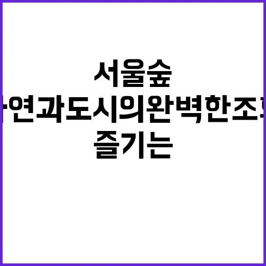 서울숲을 제대로 즐…