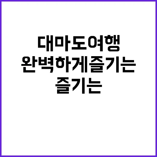 대마도 여행을 완벽…