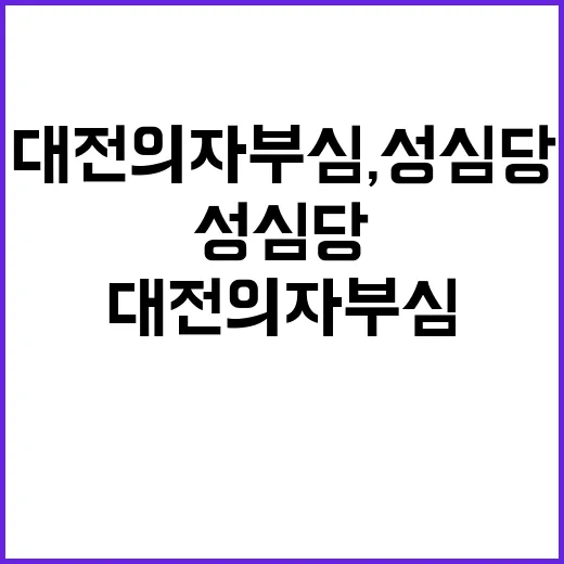 대전의 자부심, 성…