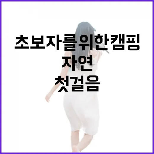 초보자를 위한 캠핑 준비 방법: 자연 속에서의 첫걸음 - 요약