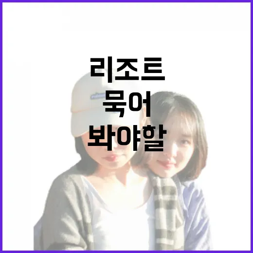 리조트 30곳 넘게 묵어봤더니, 사진보다 먼저 봐야 할 것들이 보였다 - 요약