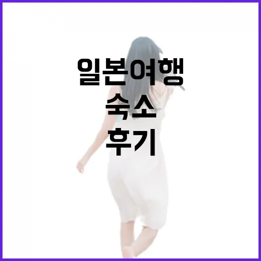 2박3일 일본여행 숙소만 6번 바꿔보며 느낀 진짜 후기 - 요약
