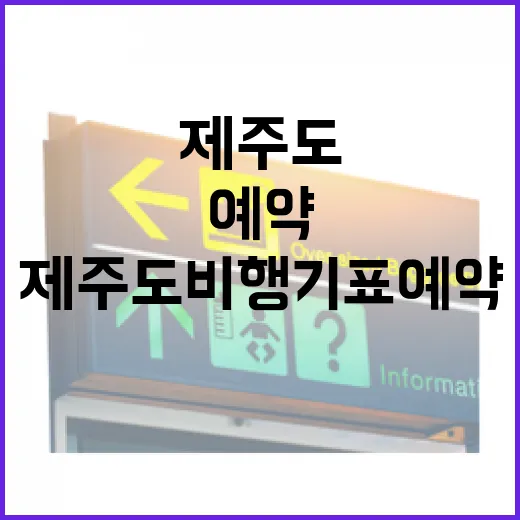 제주도비행기표예약, 숙소 100곳 넘게 다니며 체득한 진짜 타이밍 - 요약