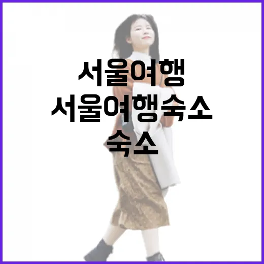 서울여행 숙소만 20번 넘게 바꿔보니 보였던 진짜 차이 - 요약
