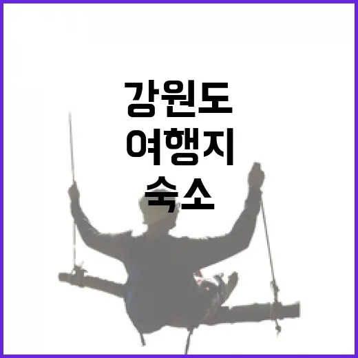 강원도여행지 따라 숙소를 골라봤더니, 사진보다 중요한 건 위치였다 - 요약