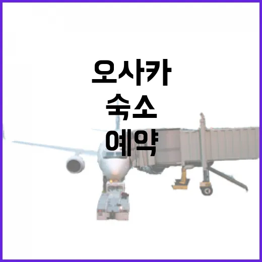 오사카비행기 예약해놓고 숙소까지 이어서 보니 달랐던 진짜 이야기 - 요약