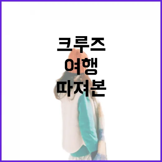 크루즈여행상품 알아보다가 숙소 리뷰어 눈으로 따져본 진짜 이야기 - 요약