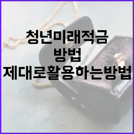 청년미래적금 제대로 활용하는 방법 - 요약