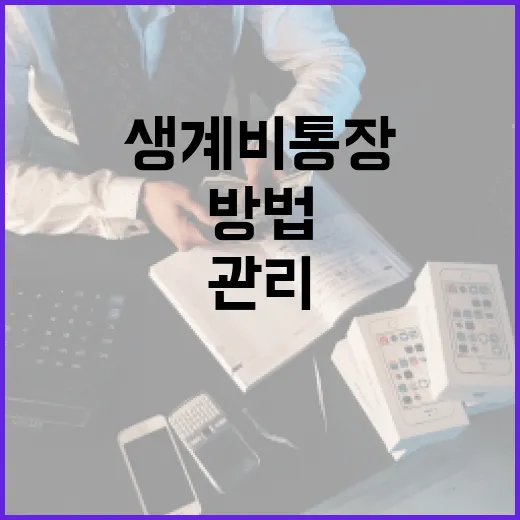 생계비통장을 효과적으로 관리하는 방법 - 요약