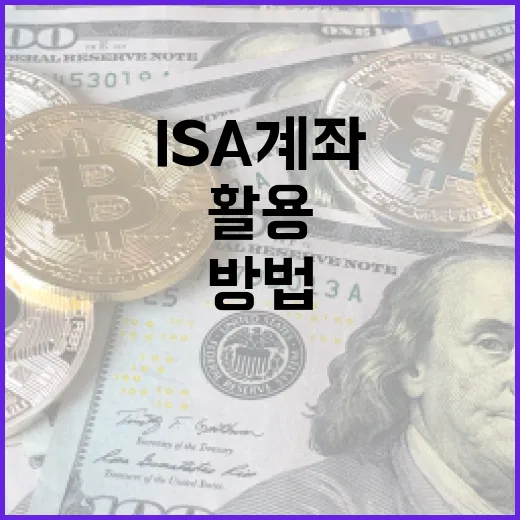 ISA 계좌를 최대한 활용하는 방법 - 요약