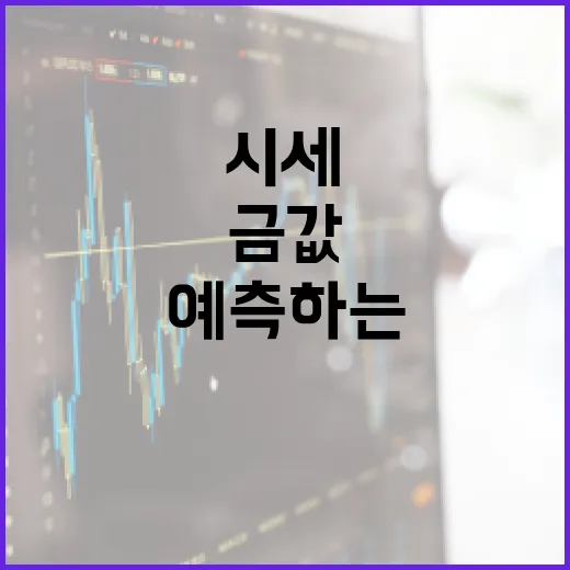 금값 시세를 예측하는 방법 - 요약