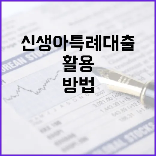 신생아 특례대출을 활용하는 방법 - 요약