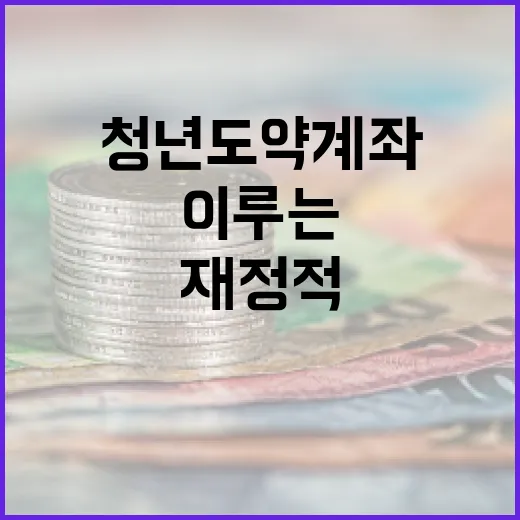 청년도약계좌를 통해 재정적 안정을 이루는 방법 - 요약