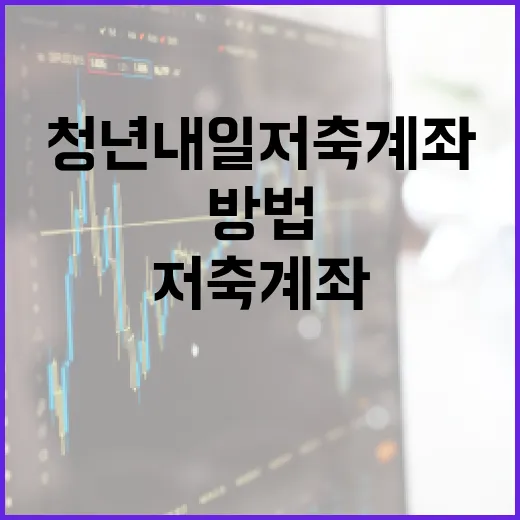 청년내일저축계좌를 활용하는 방법 - 요약