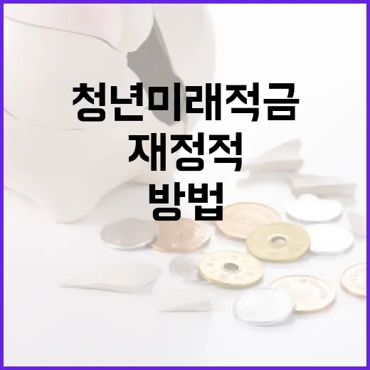 청년미래적금을 활용하여 재정적 미래를 준비하는 방법 - 요약