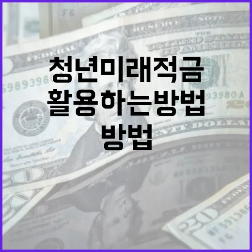 청년미래적금을 최대한 활용하는 방법 - 요약